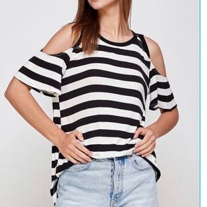 Black and white striped shirt